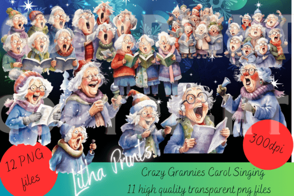 Download Crazy Grannies Carol Singing - Carol Collection