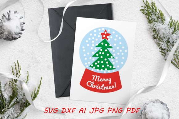 Download Merry Christmas Tree in the Snow Globe&nbsp; - Christmas tree Collection