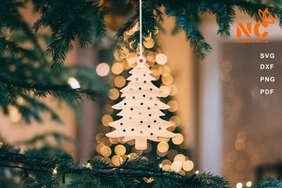 Download Glowforge Christmas Tree Ornament SVG - Christmas tree Collection