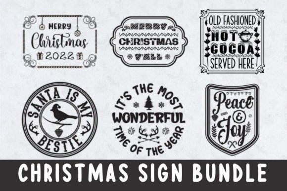 Download Christmas Sign Bundle - Christmas sign bundle Collection