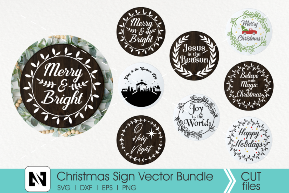 Download Christmas Sign Bundle, Christmas - Christmas sign bundle Collection