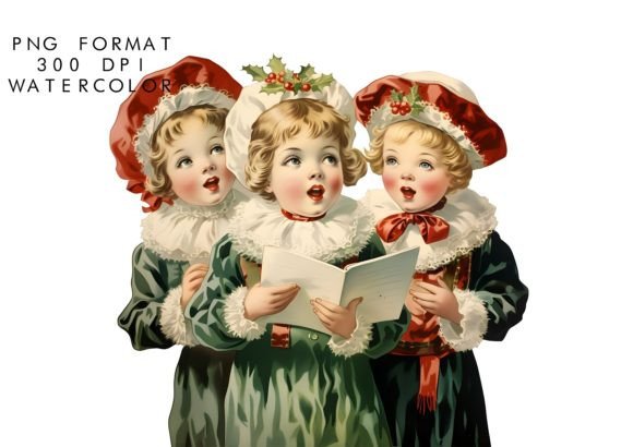 Download Watercolor Christmas Carol Sublimation - Carol Collection