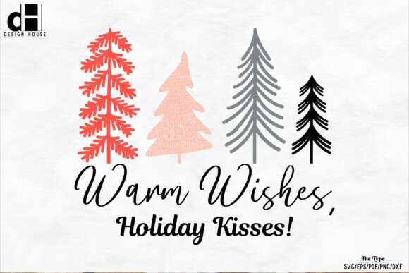 Download Hand Drawn Christmas Tree Warm Wish SVG - Christmas tree Collection