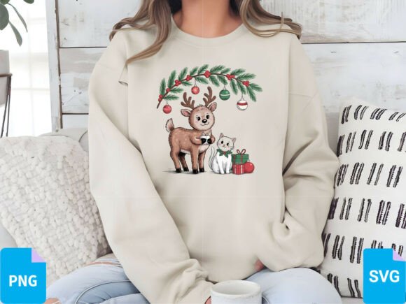 Download Christmas Animals T-Shirt SVG, PNG, EPS - Premium Resources
