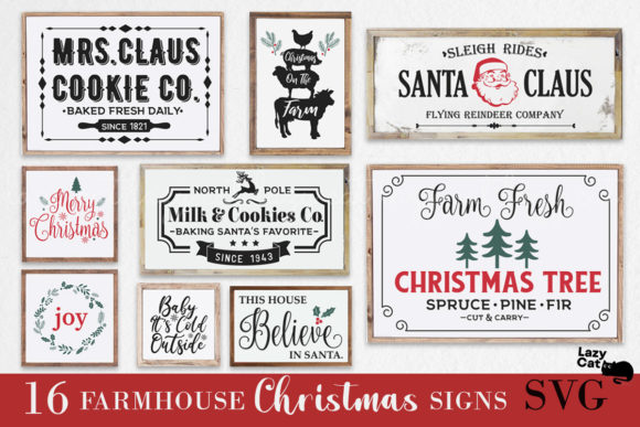 Download Farmhouse Christmas Sign Bundle - Christmas sign bundle Collection