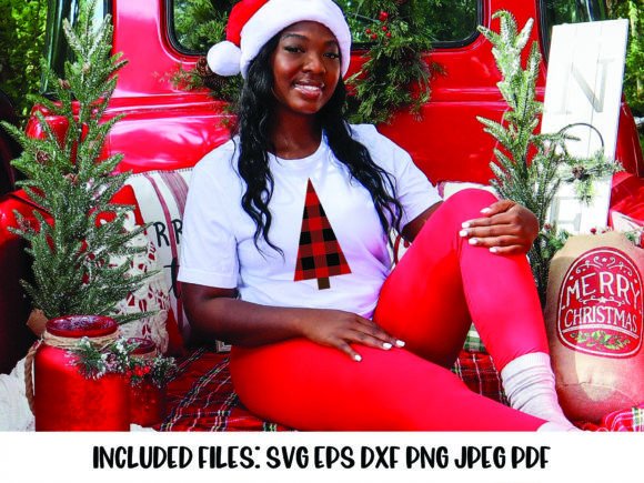 Download Red Buffalo Plaid Christmas Tree SVG - Christmas tree Collection