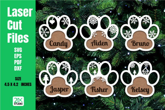 Download Dog Ornament Personalized Svg Laser Cut - Personalized svg Collection