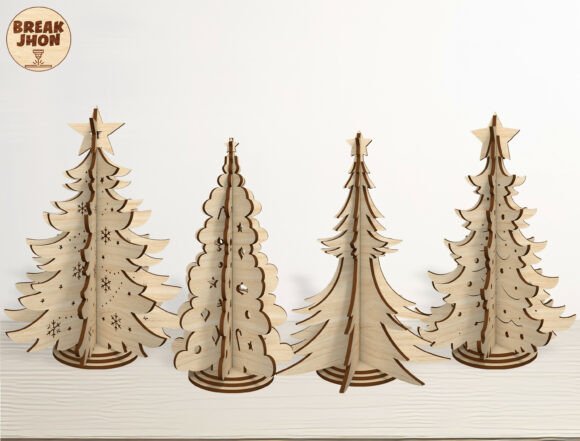 Download 3D Christmas Tree SVG Bundle - Christmas tree Collection